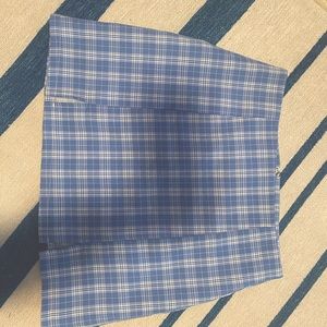 plaid mini skirt